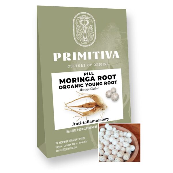 Moringa Root Organic Pills Envelop recto 2023