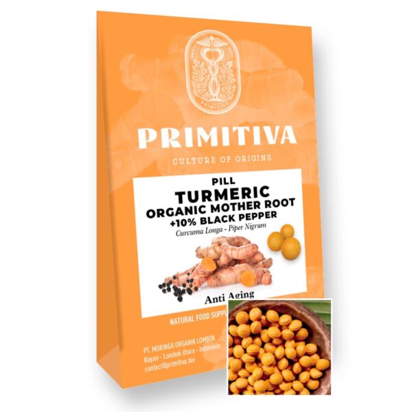 Turmeric Root Organic Pills Envelop recto 2023